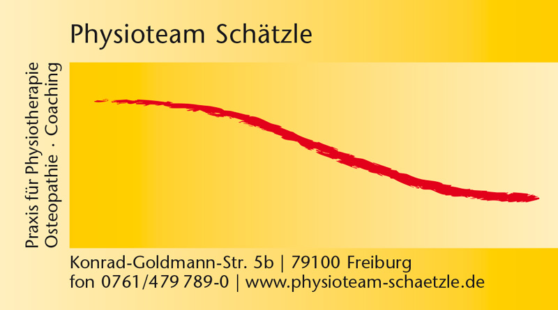 Physioteam Schätzle | Konrad-Goldmann-Str. 5b | 79100 Freiburg | fon 0761/479789-0